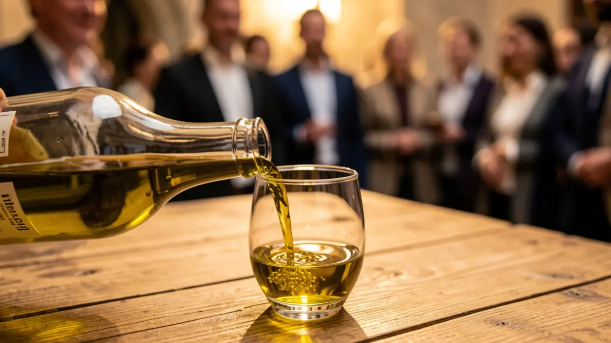Imagen genérica de una cata de aceite de oliva virgen extra.