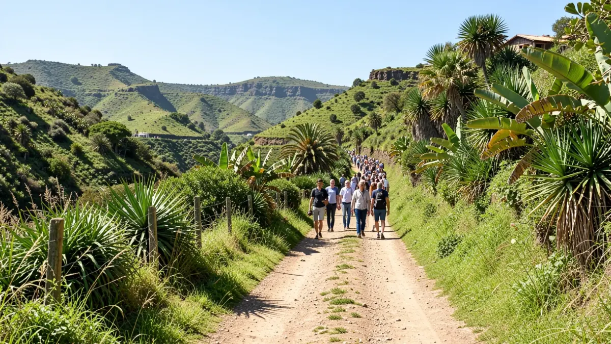 Imagen genérica de un camino rural en Canarias.