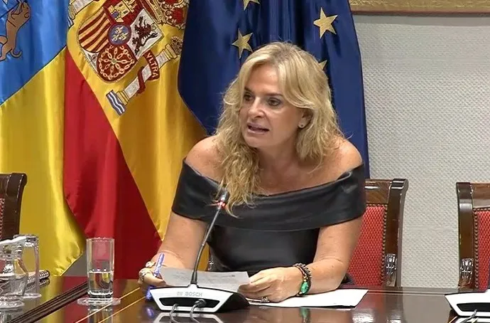 La consejera hoy en el Parlamento