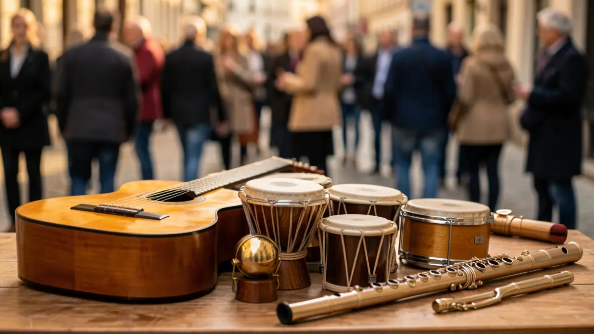 Imagen genérica de instrumentos musicales.