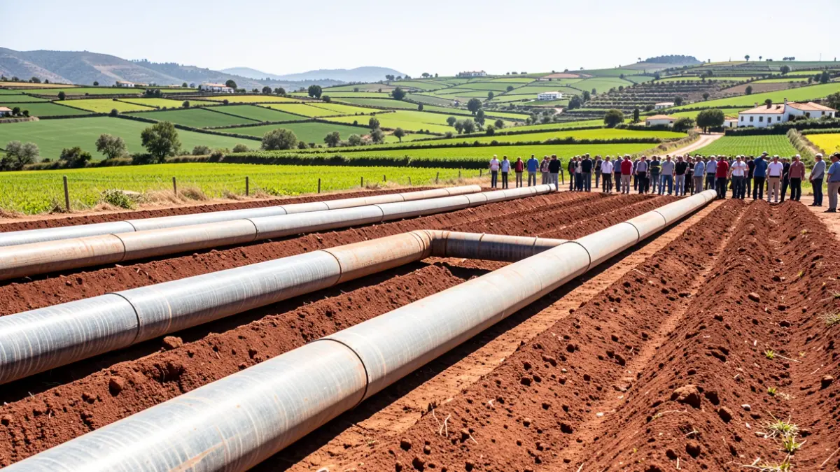 Image of agricultural work and maintenance of natural spaces in a rural environment in Gran Canaria.