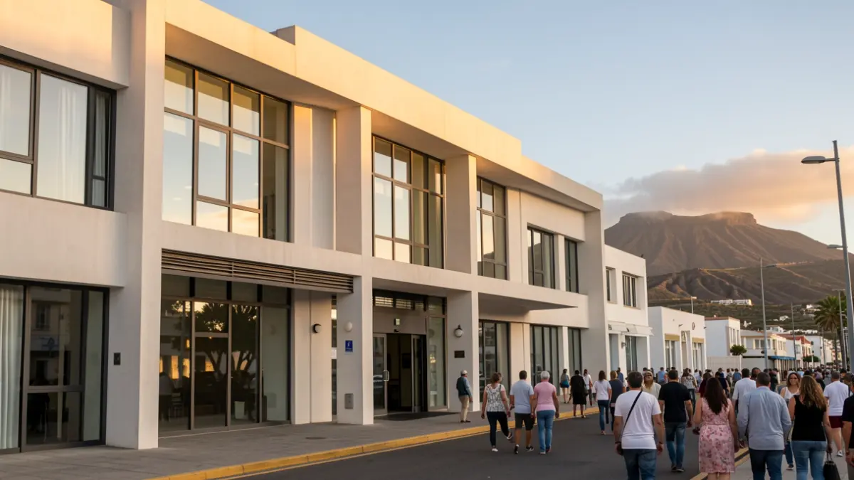 Facade of the Santa Lucía de Tirajana City Council.