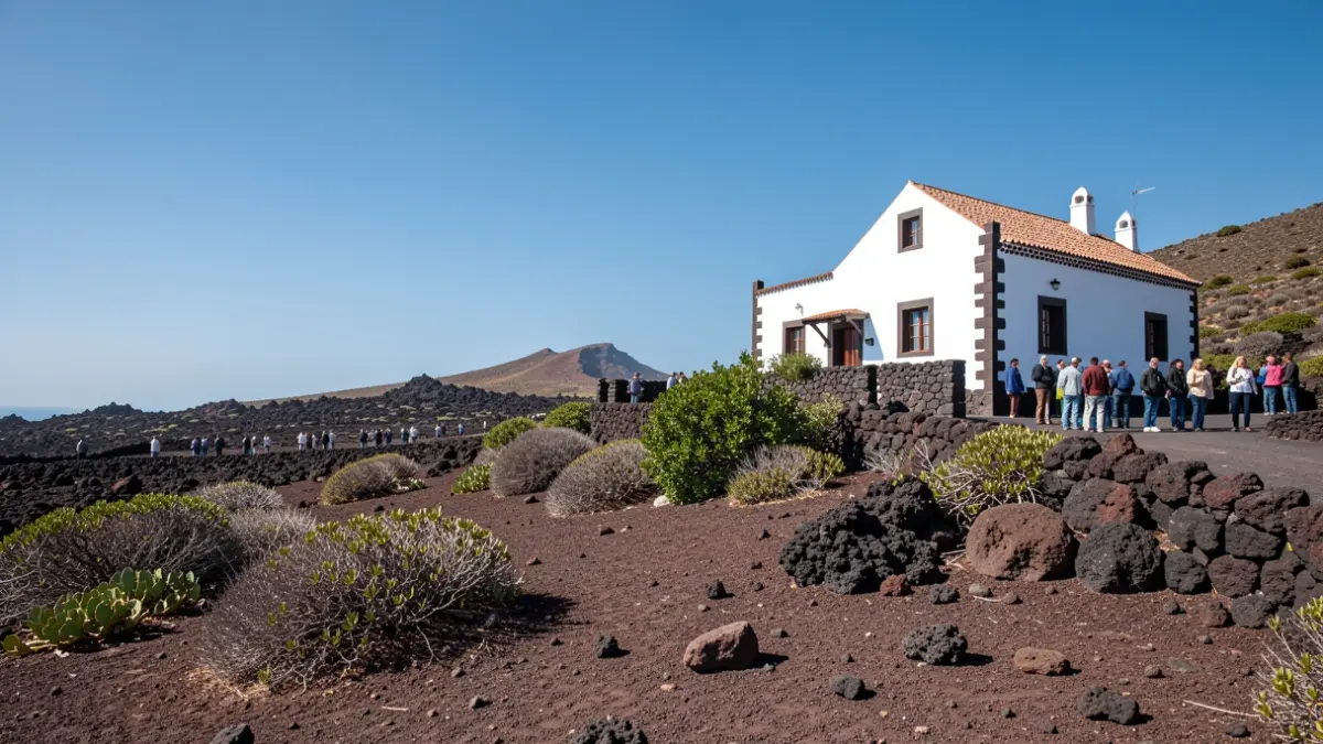 Edificio municipal en Guatiza, Teguise, Lanzarote.