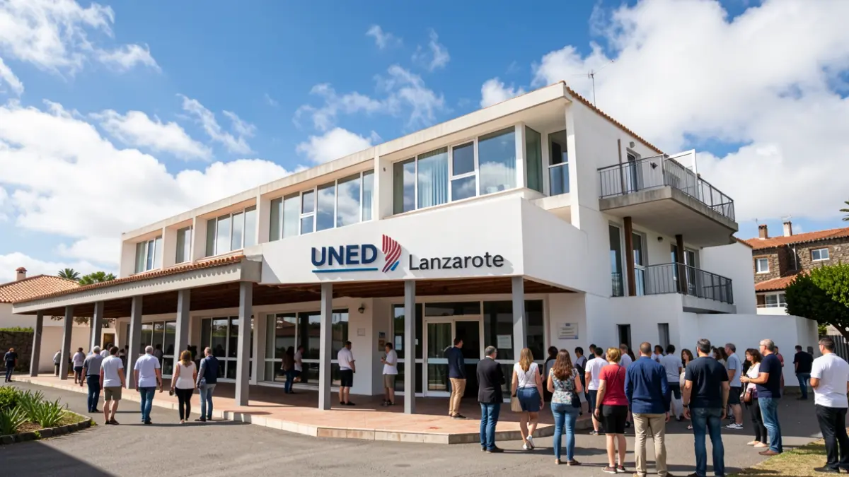Edificio de la UNED Lanzarote, centro asociado en Arrecife.