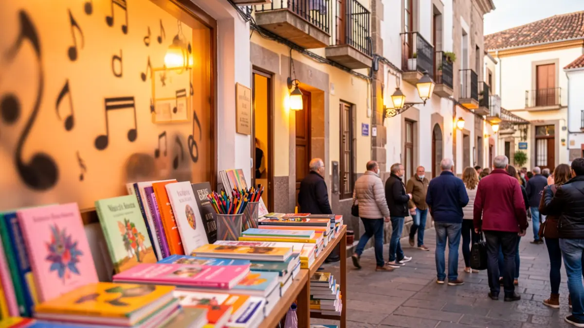 October cultural agenda in Vega de San Mateo featuring elements of music, books, and art.