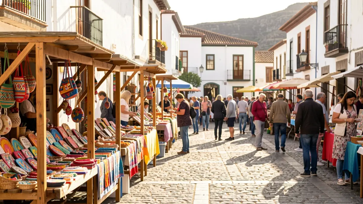 Imagen de la Feria Insular de Artesanía ‘Artis Manus’ en San Sebastián de La Gomera.