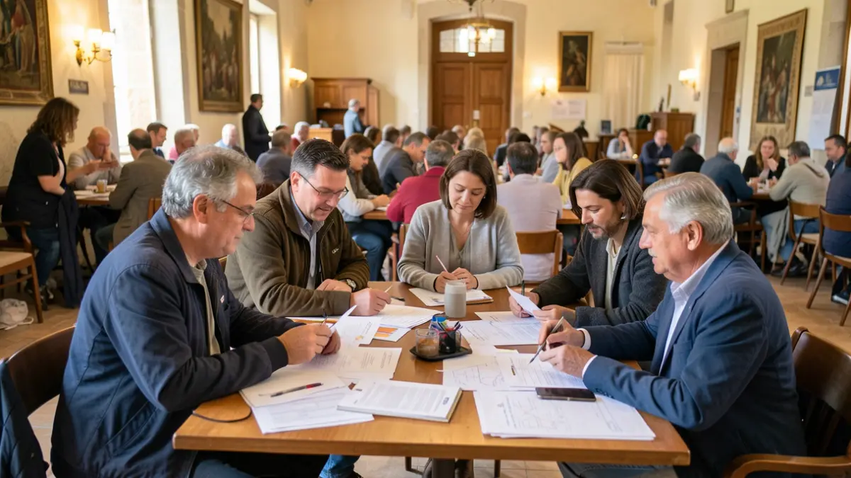Imagen genérica de un grupo de personas colaborando en una reunión.