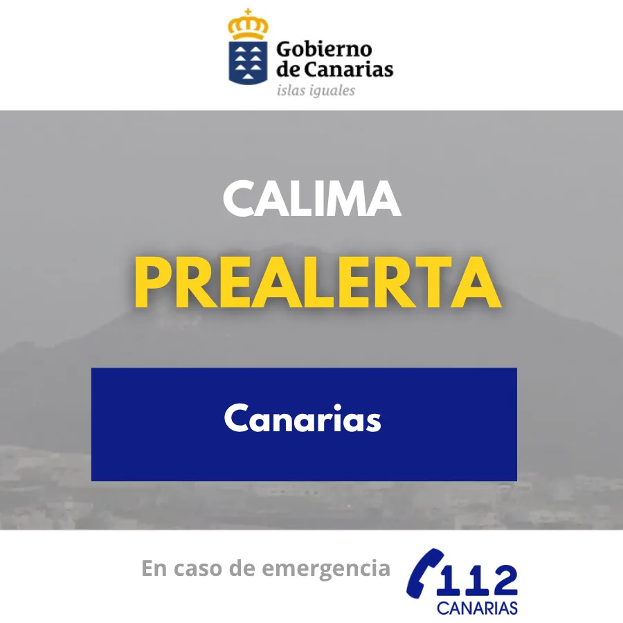 Canarias en prealerta por calima