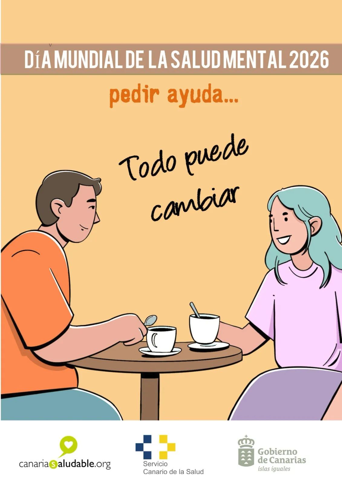 Cartel del Día Mundial de la Salud Mental