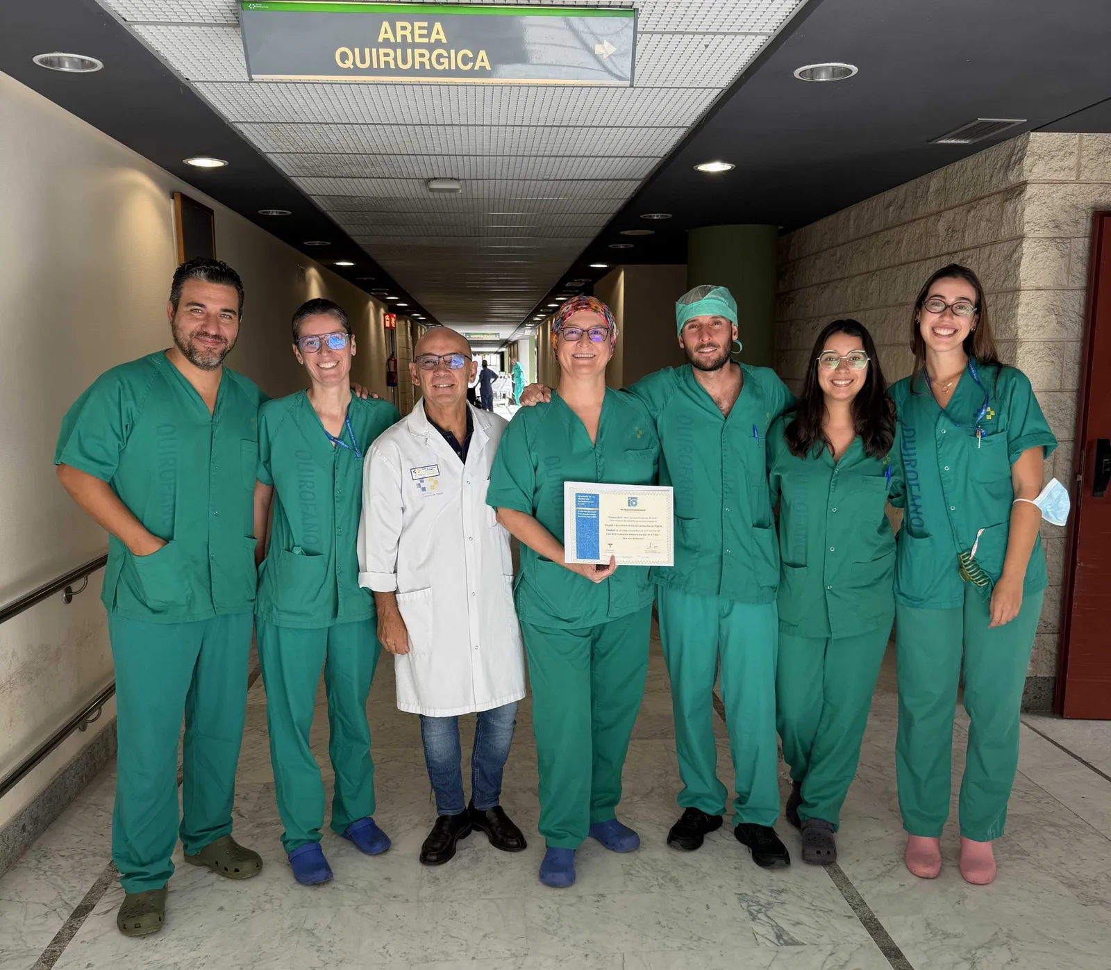 El Hospital Doctor Negrín, finalista en los Premios BSH por su gestión en hernias