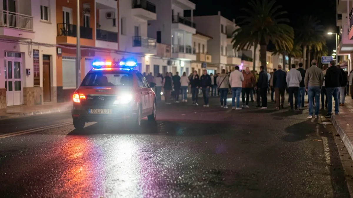 Imagen genérica: lanzarote, con fachadas de edificios borrosas al fondo.