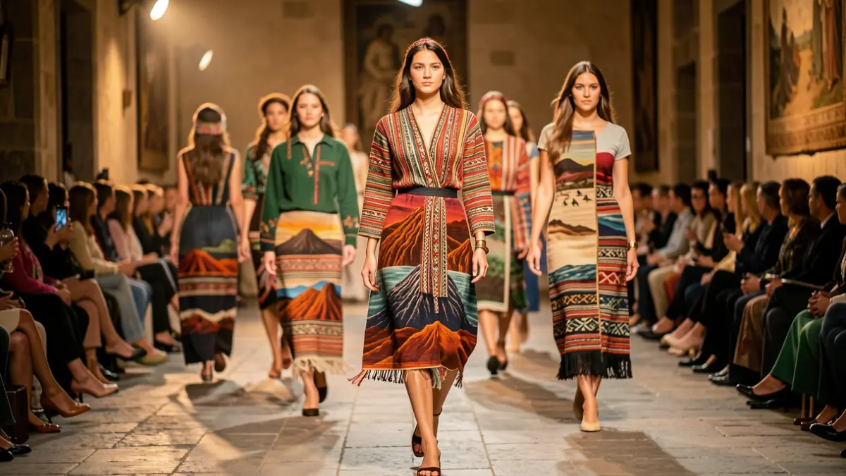 Pasarela de moda en La Palma con diseños inspirados en la artesanía y paisajes volcánicos.