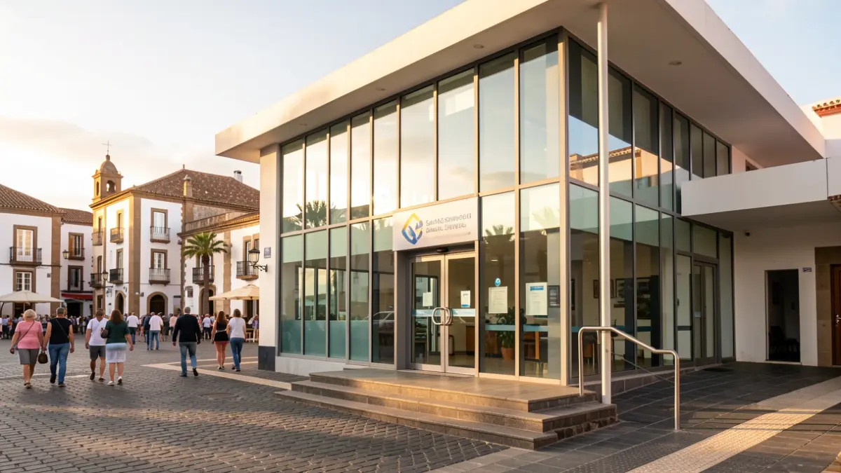 Image of the new municipal social services offices in San Agustín, Los Realejos.