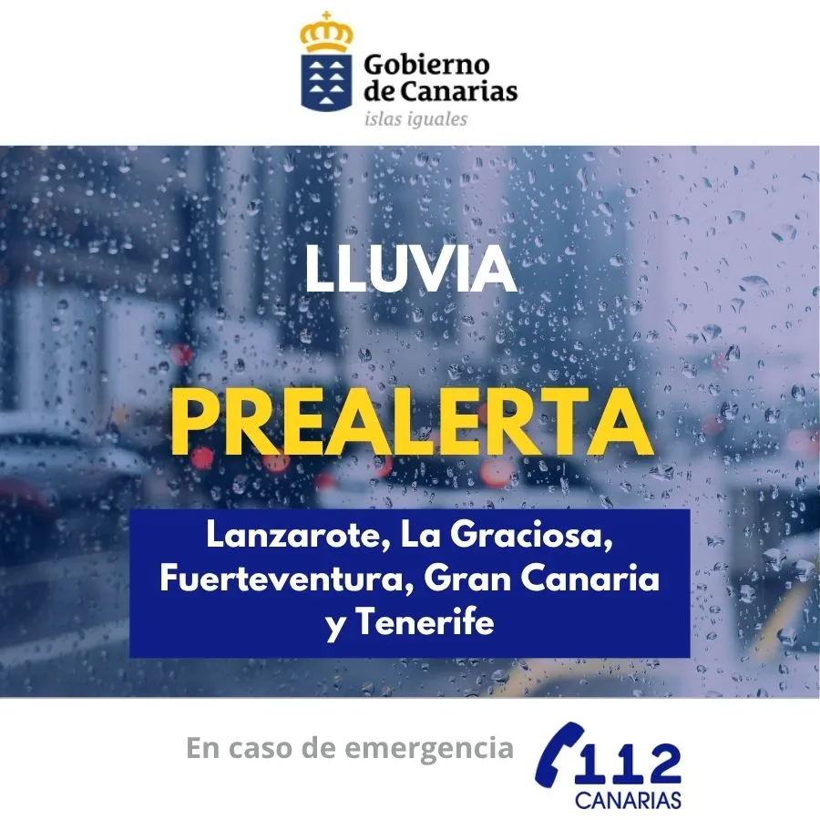 Prealerta Lluvias LZLG FV GC TF