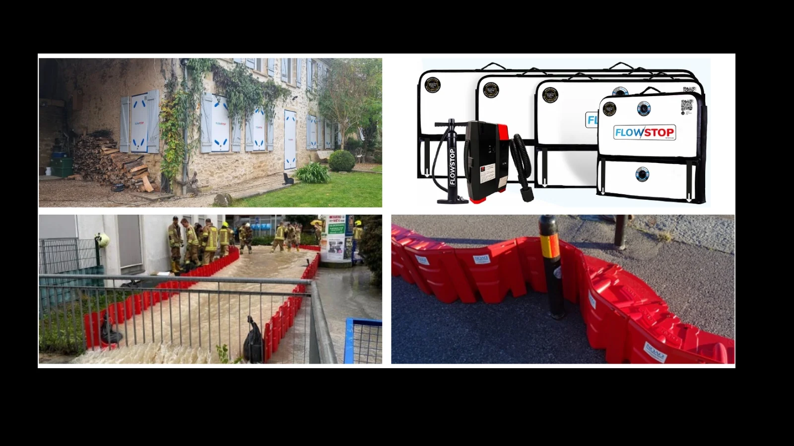 Flood prevention noaq and flowstop barriers