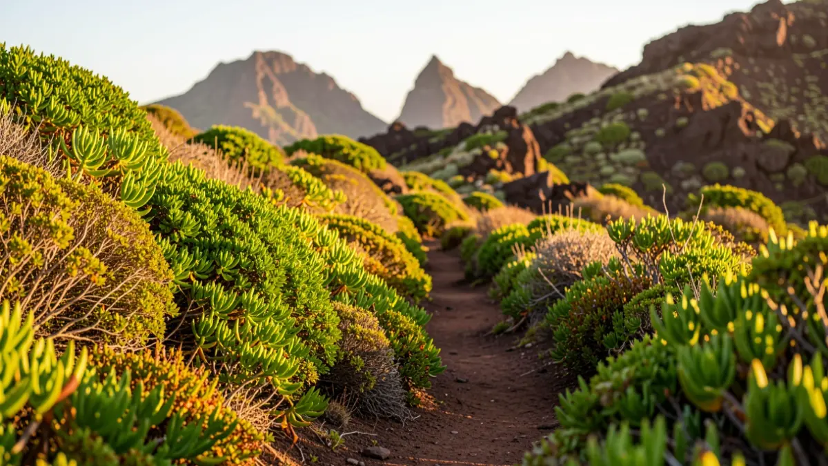 Imagen genérica de un sendero natural en Canarias.
