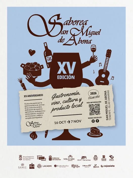 San Miguel de Abona celebra 15 años de gastronomía y vino local