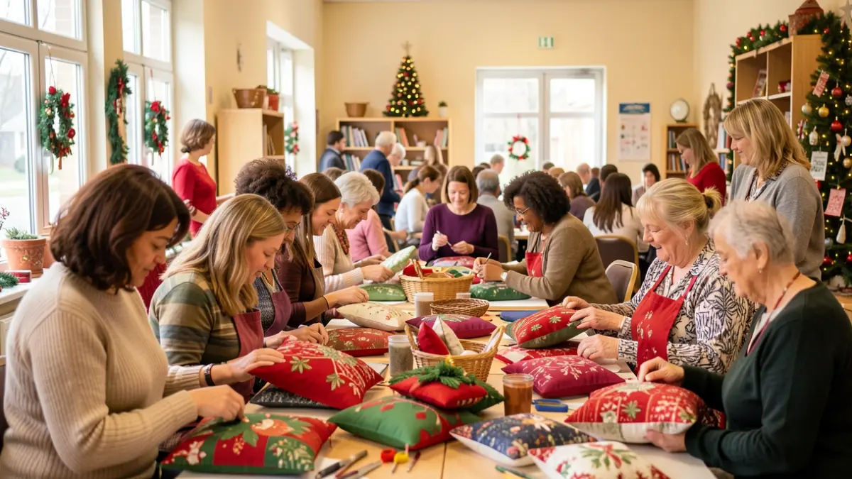 Generic image of a group of women participating in a creative workshop.