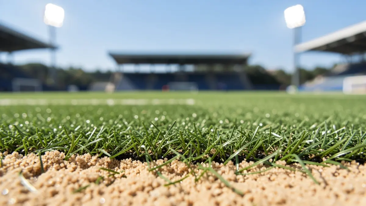 Generic image of artificial turf on a football field.