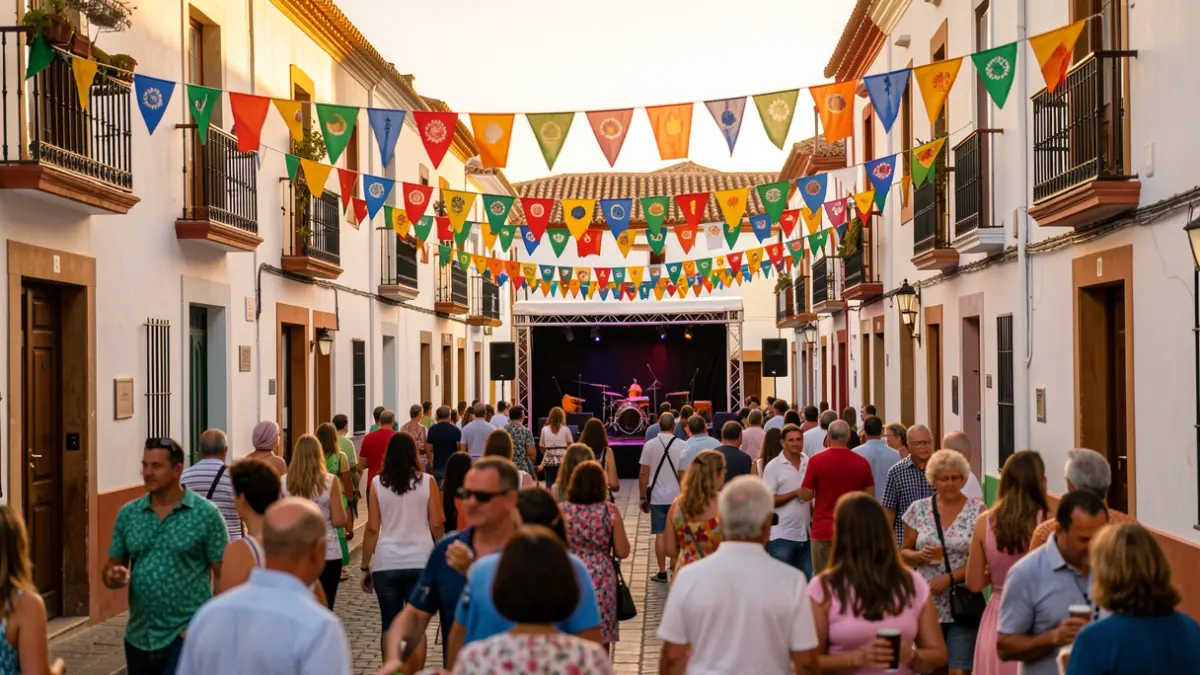 Generic image of the San Francisco neighborhood festival in Telde, with a festive and cultural atmosphere.