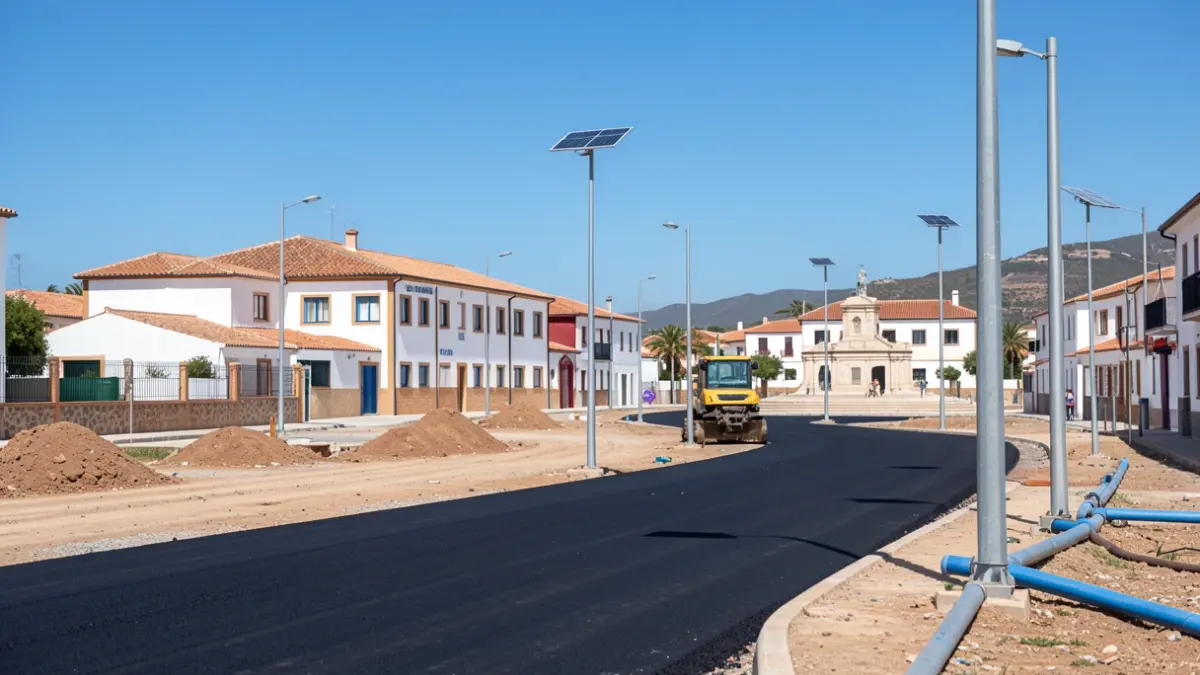 Improvement works for access and lighting in El Cercado, Vallehermoso.